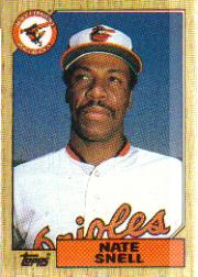 1987 Topps Baseball Cards      086      Nate Snell